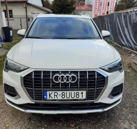 audi Audi Q3 cena 112000 przebieg: 73800, rok produkcji 2019 z Kraków